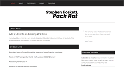 Desktop Screenshot of blog.fosketts.net